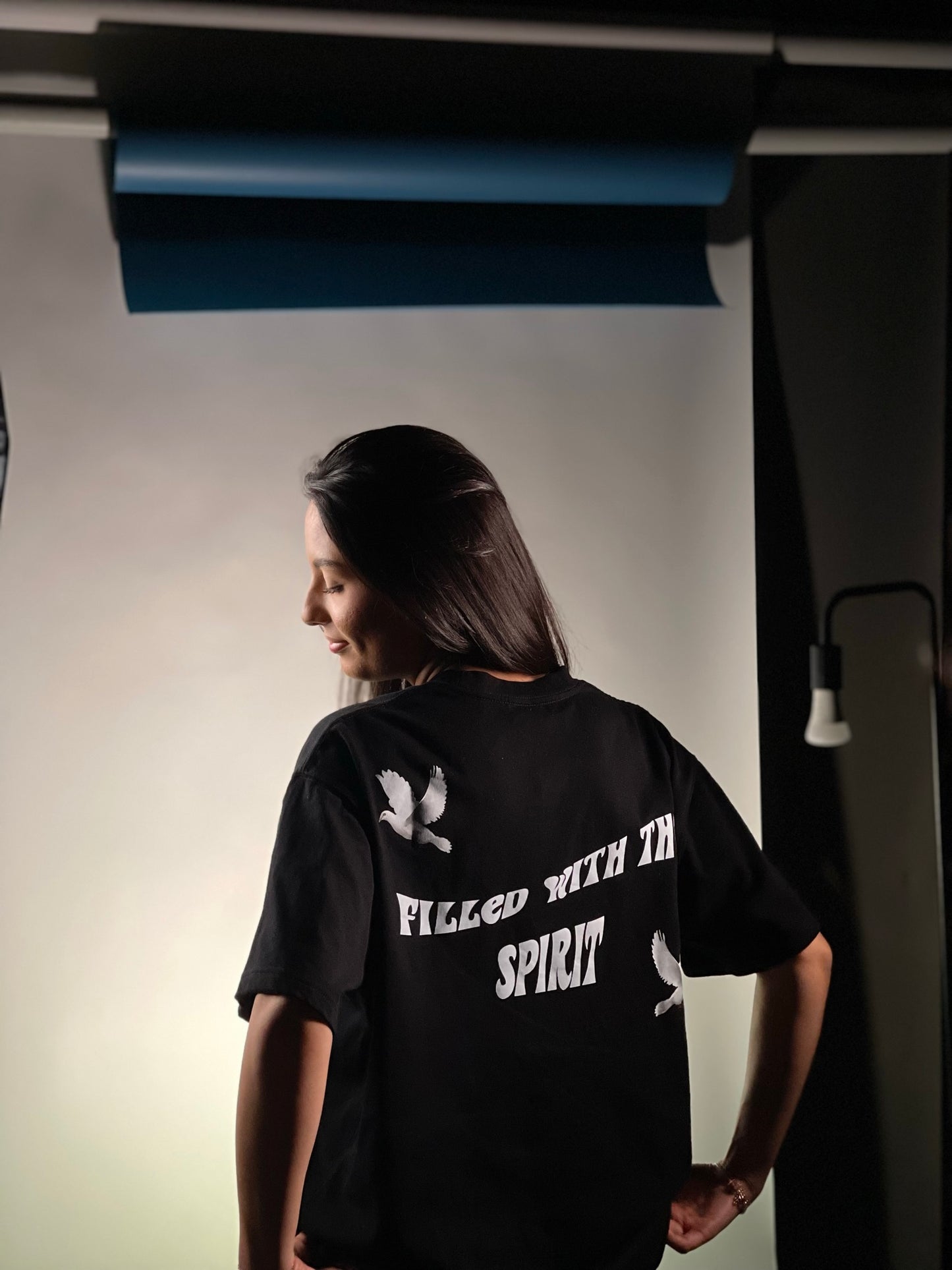 Oversized "Filled With The Spirit" T-Shirt