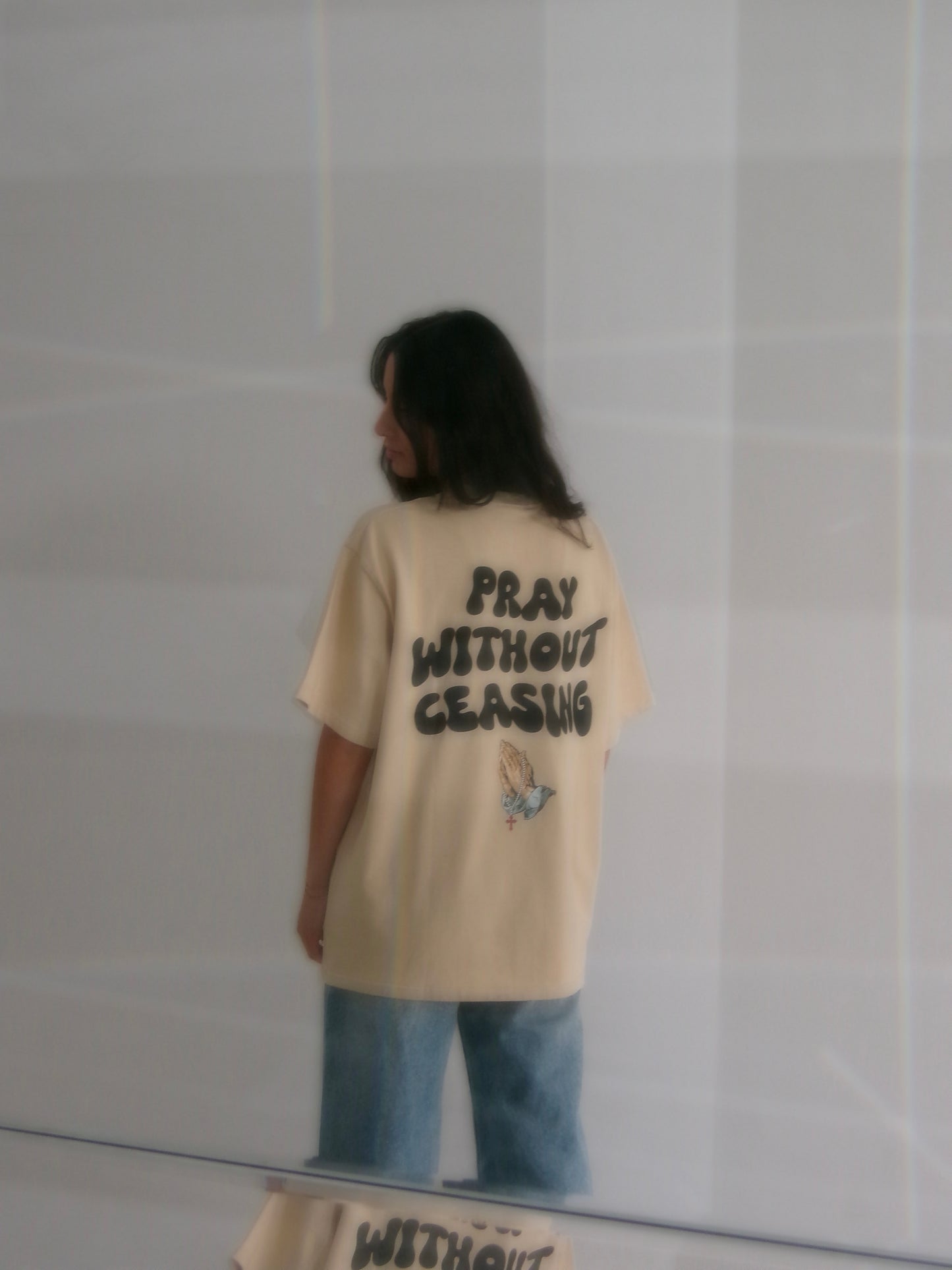 Oversized "Pray Without Ceasing" T-Shirt