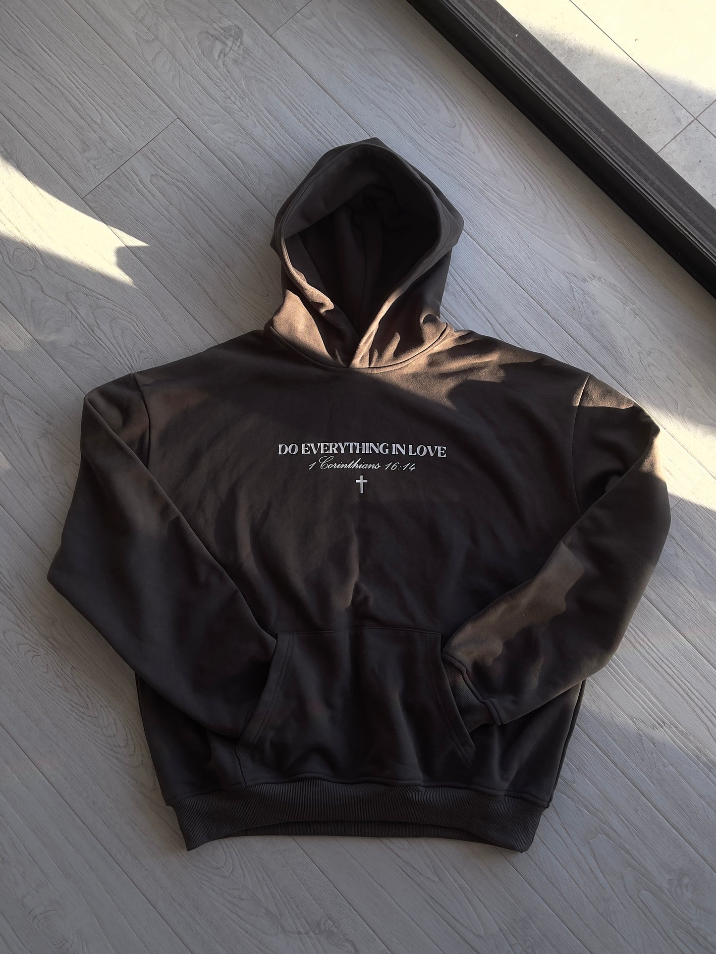 Heavyweight "Do Everything in Love" Hoodie - Grey