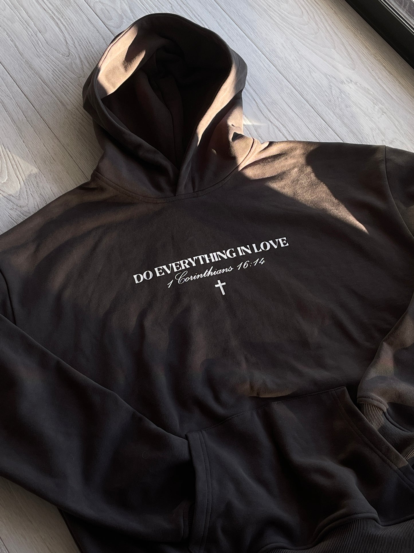 Heavyweight "Do Everything in Love" Hoodie - Grey